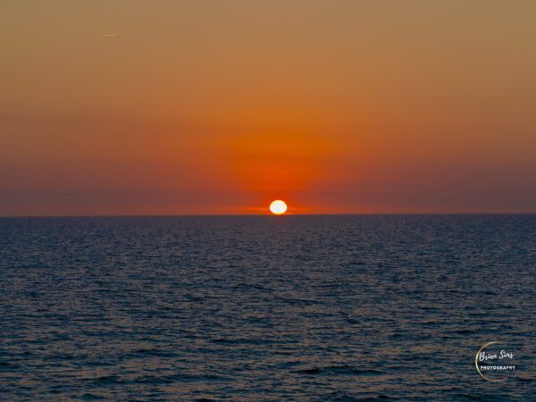 Sunset Over the Gulf of Mexico Photograph by Brian Sims Photography